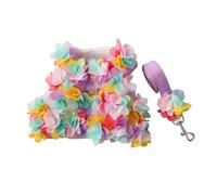 Robe harnais pour petit chien en dentelle avec fleurs - Costume photo - Pull pour bichon Teddy