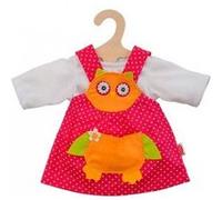 Robe hibou et t-shirt poupée poupon 28-35 cm (réf.h17) G