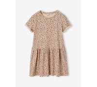 VERTBAUDET Robe imprimée Fille Beige imprimé 10A