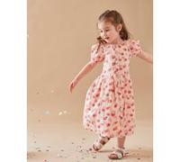Robe imprimés pomme, rose clair 18M
