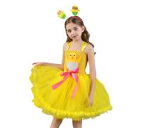 Robe Jaune Pour Fillette Robe De Pâques Style Mode Élégant Et Tendance Pour