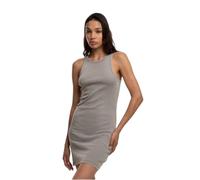 Urban Classics – Robe pour femme – TB7475 Ladies Washed Rib Jersey Dress – Gris acier – XXL
