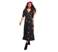 Robe Joe browns - WE642A - Robe Florale A Pois de Style Vintage decontractee Femme XS
