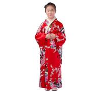 Robe Kimono Enfant Robe Traditionnelle En Tissu De Soie À Imprimés Floraux