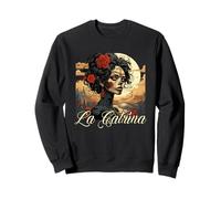 Robe La Catrina Costume élégant du Jour des Morts La Catrina Sweatshirt