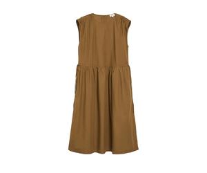 Robe lÃ©gÃšre midi froncÃ©e avec poches latÃ©rales femme s.Oliver Marron 40