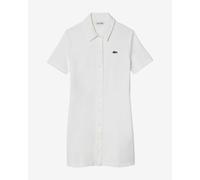 Robe Lacoste Minimal Logo blanc femme - 34