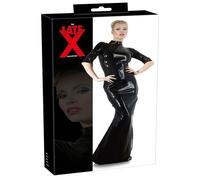 Robe Latex - 29000921021 - Late X Robe Longue de Soirée pour Femme Noir Taille S S