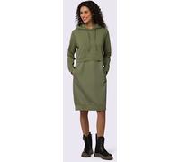 Robe légère mélange de matières tendance - Mandarin - kaki KAKI 36