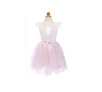 Robe licorne dreamy rose et brillant avec coiffe, 5-6 ans