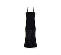 Robe long Ã bretelles et dentelle femme Guess Evelyn Noir M