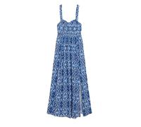 Superdry Robe longue sans manches dos noué Bleu L Femme