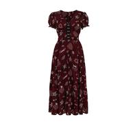 Robe longue de Hell Bunny - Doomed Dress - XS à 4XL - pour Femme - rouge/noir/blanc L