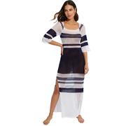 Robe longue de plage femme Selmark Mykonos Bleu M