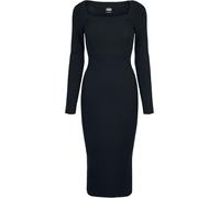 Robe longue de Urban Classics - Robe Pull Longue - XS à M - pour Femme - noir XS