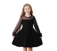 Robe Longue en Dentelle délicate pour Fillette vêtement Confortable et élégant Les Jeunes Filles de Six à Quinze Ans De Chambre Enfant Soiree Princesse Anniversaire 5 Ans 1 an Fille