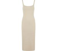 Urban Classics Basic Long Cotton Jersey Sleeveless Dress Beige L Femme