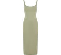 Urban Classics Basic Long Cotton Jersey Sleeveless Dress Vert XS Femme