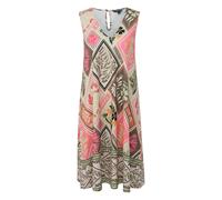 Robe longue en jersey imprimÃ©e trapÃšze sans manches col V femme COMMA Rose 36
