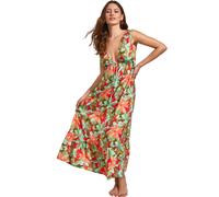Robe longue estivale sans manches femme Selmark Giverny Bleu S