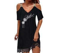 Robe Longue Ete Femme Chic Boheme Robe Femme - Grande Taille Robes Chemise Ample Dos Nu Robe Spaghetti Imprimé Fleuri Fashion Dos Nu CôTé Fendues Robe Dentelle Robe Rouge Femme Soirée