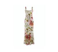 Robe longue femme Guess Fleur Straps Midi Blanc XS