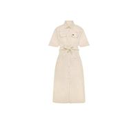 Lee Western Short Sleeve Long Dress Beige XS Femme