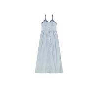 Lee Corset Sleeveless Long Dress Bleu L Femme