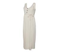 Mamalicious Evi Lia Ankle Sleeveless Midi Dress Beige XL Femme