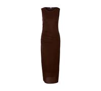 Robe longue femme Urban Classics Ruffled Mesh Marron L