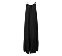 Robe longue fluide avec ourlet Ã volants femme QS Noir 36
