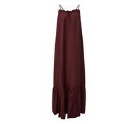 Robe longue fluide avec ourlet Ã volants femme QS Rouge 42