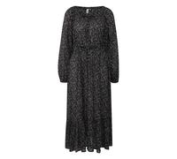 Robe longue imprimÃ© floral femme QS Noir 40