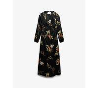 Superdry Jacquard Long Sleeve Long Dress Noir L Femme