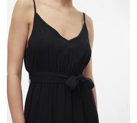 VERO MODA Vmeasy Joy Slit Maxi V-Neck Dress WVN GA Robe, Noir, XS Femmes