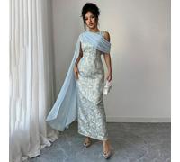 Robe longue texturée en jacquard doré qui cintre la taille, best-seller pour femmes en été. Châle en mousseline de soie élégant. Convient pour les fêtes, les courses, les événements et plus encore. L,