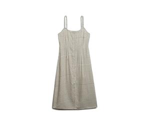 Robe longues boutonnÃ©e imprimÃ©e femme Superdry Blanc XS