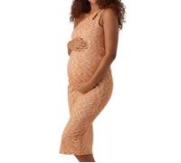 Robe Longues Orange Femme Vero Moda Maternity Zinnia Midi L