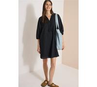 Robe longueur genou avec manches 3/4 et broderie