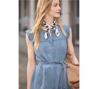Robe longueur genou en denim délavé