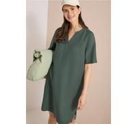 Robe longueur genou en lin mélangé