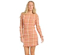 Robe manches longues femme Billabong Check Me Out Orange M