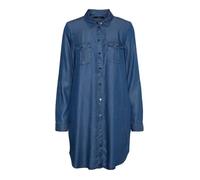 Robe manches longues femme Vero Moda vmsilla - medium blue denim - S S