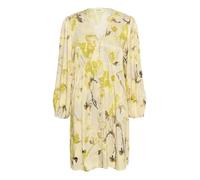 Robe manches longues imprimÃ©e femme Soaked in Luxury Becca Jaune S