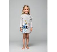 Robe Manches Longues Lilo & Stitch Gris Fille | Licence Officielle 8 ans
