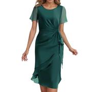 Robe Mariage Invitée Femme Chic Et Elegant Vintage Combinaison pour Soirée Soiree Longue Ete De Mariée Grande Taille Elegante Cérémonie Ronde Ceremonie Cocktail Luxe Robes