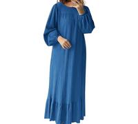 Robe Mariage Musulmane Kaftan 1 Piece Longueur Entière Couleur Unie Robe De Prière Musulmane Femme Manches Longues Élégante Idéal pour Jilbab Moyen-Orient Caftan Abaya Islam
