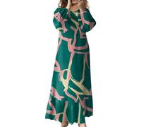 Robe Mariage Musulmane Kaftan 1 Piece Longueur Entière Couleur Unie Robe De Prière Musulmane Femme Manches Longues Élégante Idéal pour Jilbab Moyen-Orient Caftan Abaya Islam