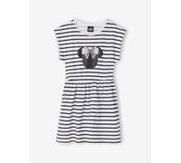 Robe marinière manches courte Minnie rayé marine 6A