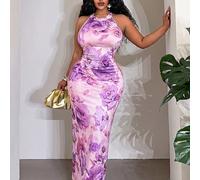 Robe Maxi Élégante Printemps/Été Nouvelle Romantique & Vacances Romantique & Rendez-vous & Fête & Soirée & Saison de Mariage & Fête d'Anniversaire & Voyage & Vacances à l'Hôtel & Croisière Élégante Co